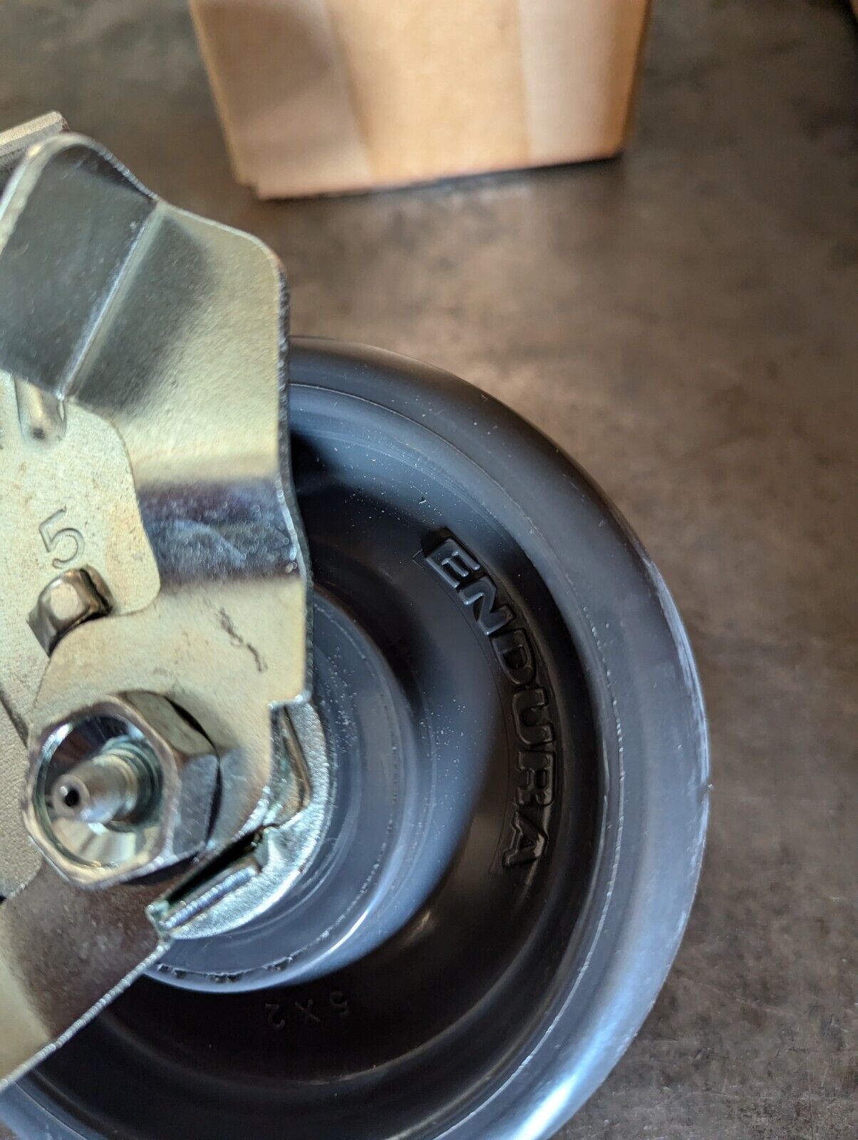 Colson 5x2" Endura Swivel Caster w/Brake 4.05109.855EN 03183.09 - Free Shipping
