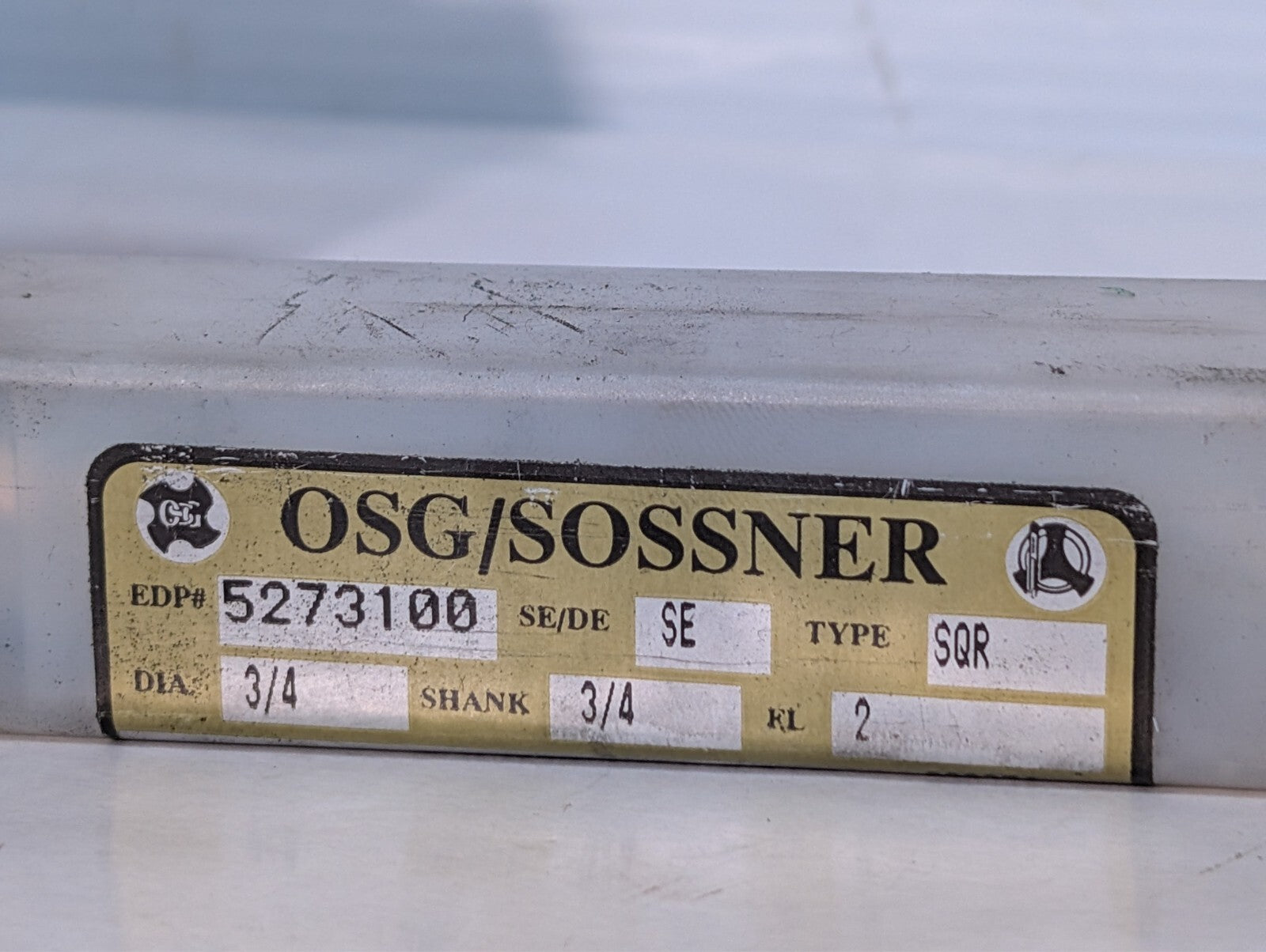 (12) End Mills and Tap, Sossner Widia Conical, See Photos for Specs.