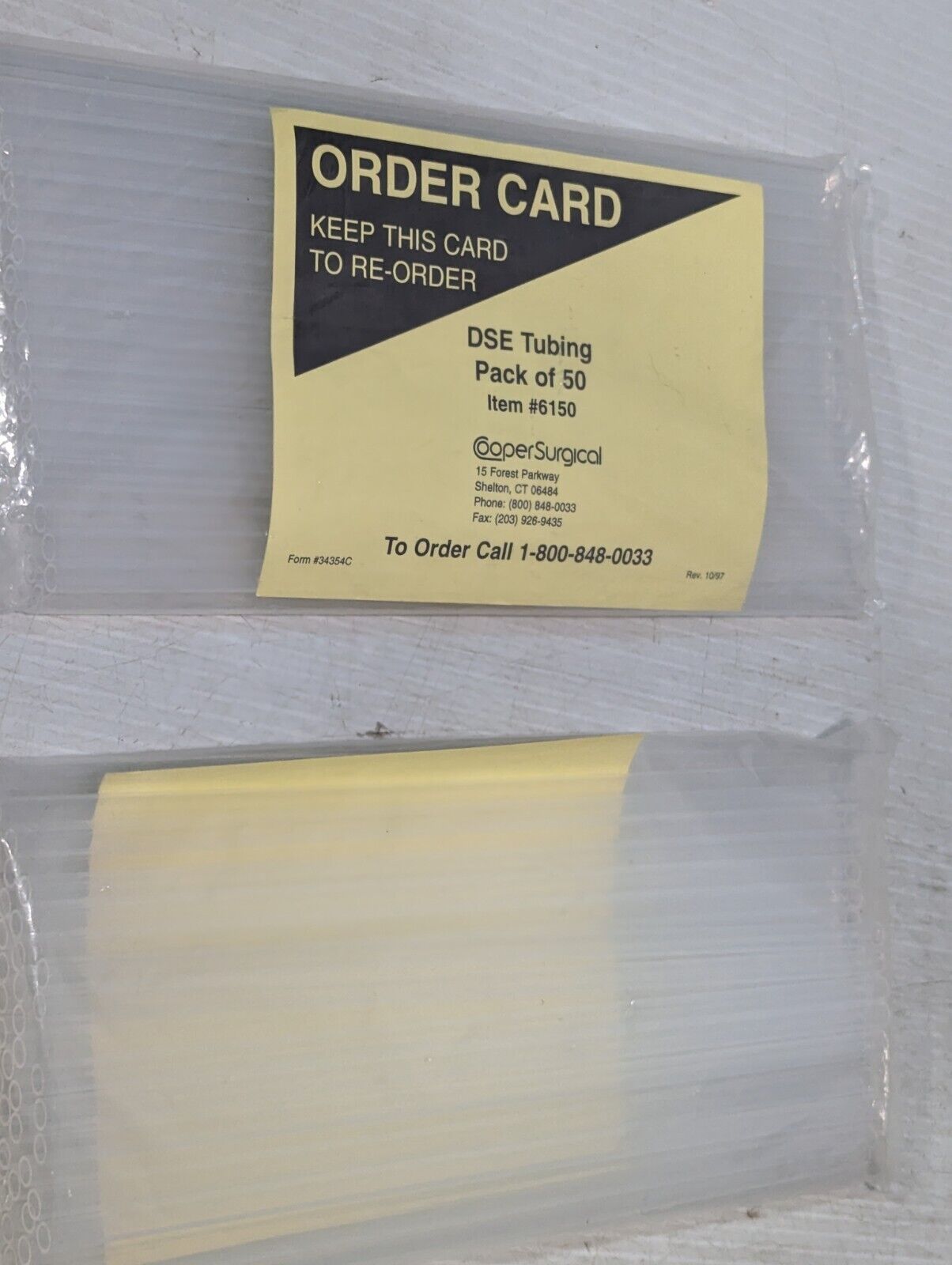 Cooper Surgical 6150 Disposable Smoke Evacuation Tubing (Pack of 50) - Free Ship