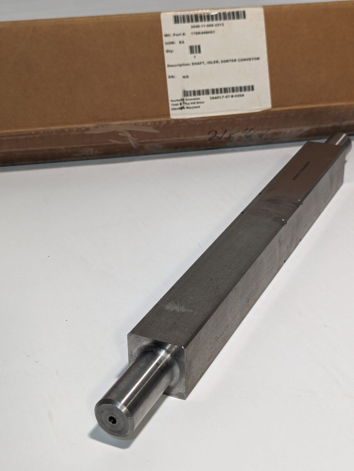 Brenton/Orion Shaft Idler  176K449H01 Sorter Conveyor Stainless - Free Shipping