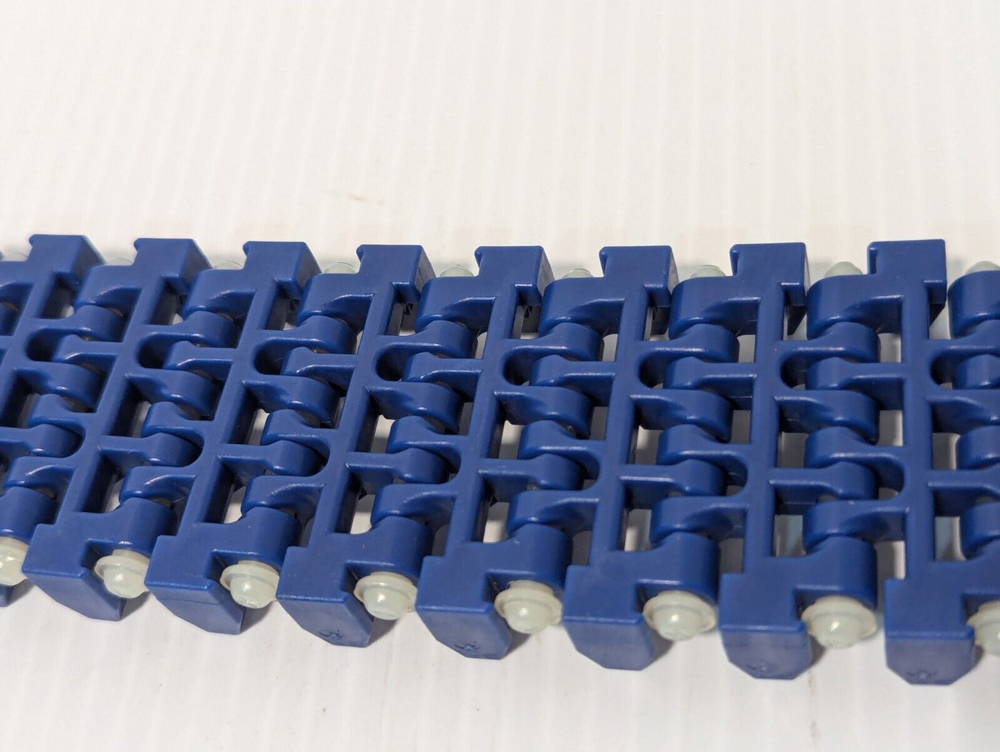 Intralox ser. 1100 acetal/nylon belt, 1.8 inches wide, 2.70 ft long, 54 rows