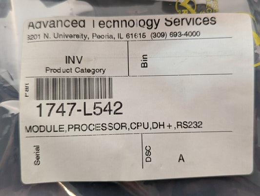Allen Bradley 1747-L542 Ser C SLC 500 5/04 CPU Controller 32K Memory Free Ship