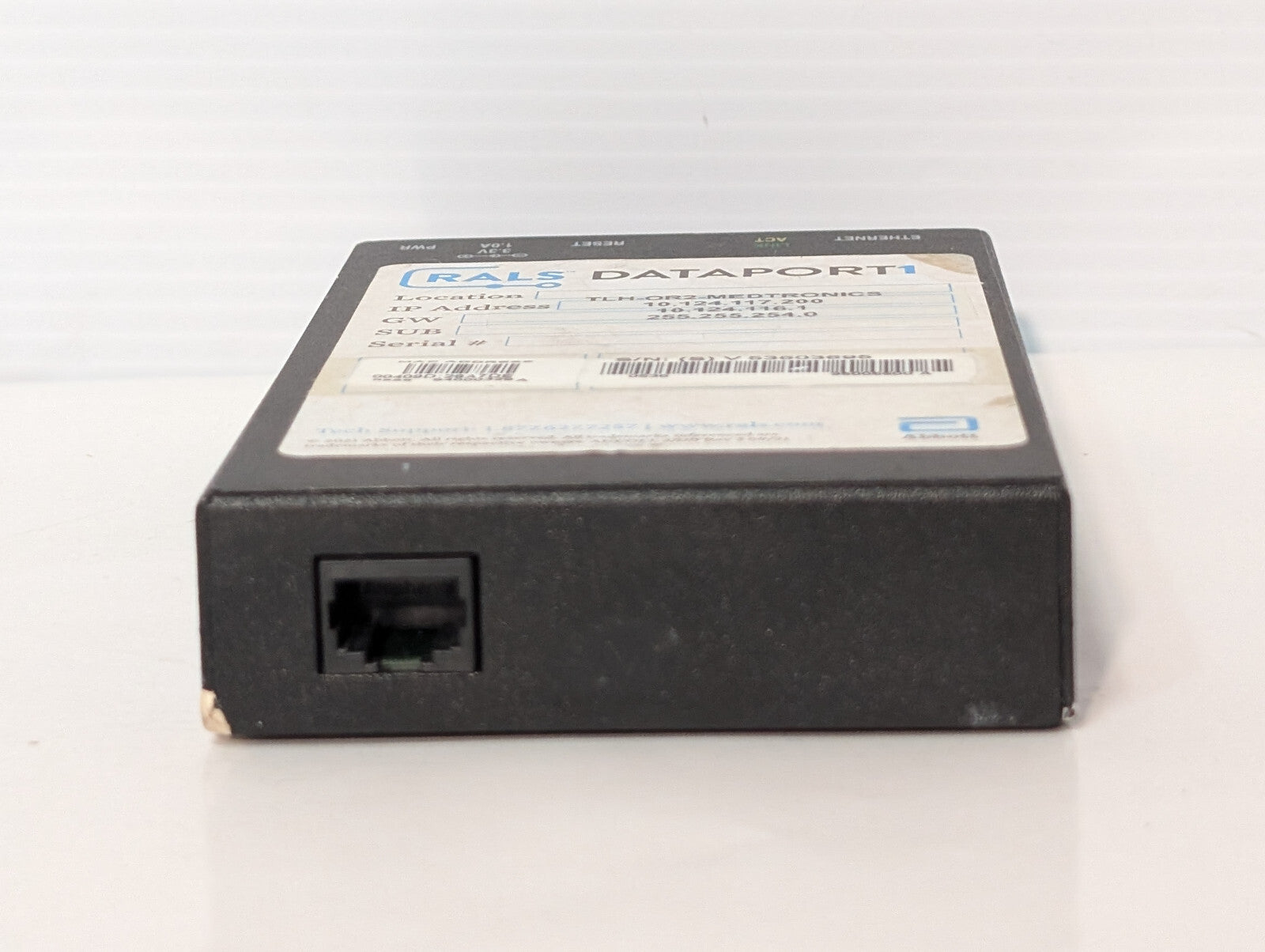 Abbott Rals Dataport 1 Digi One Real Port 50000723-01W Ethernet, Power Supply