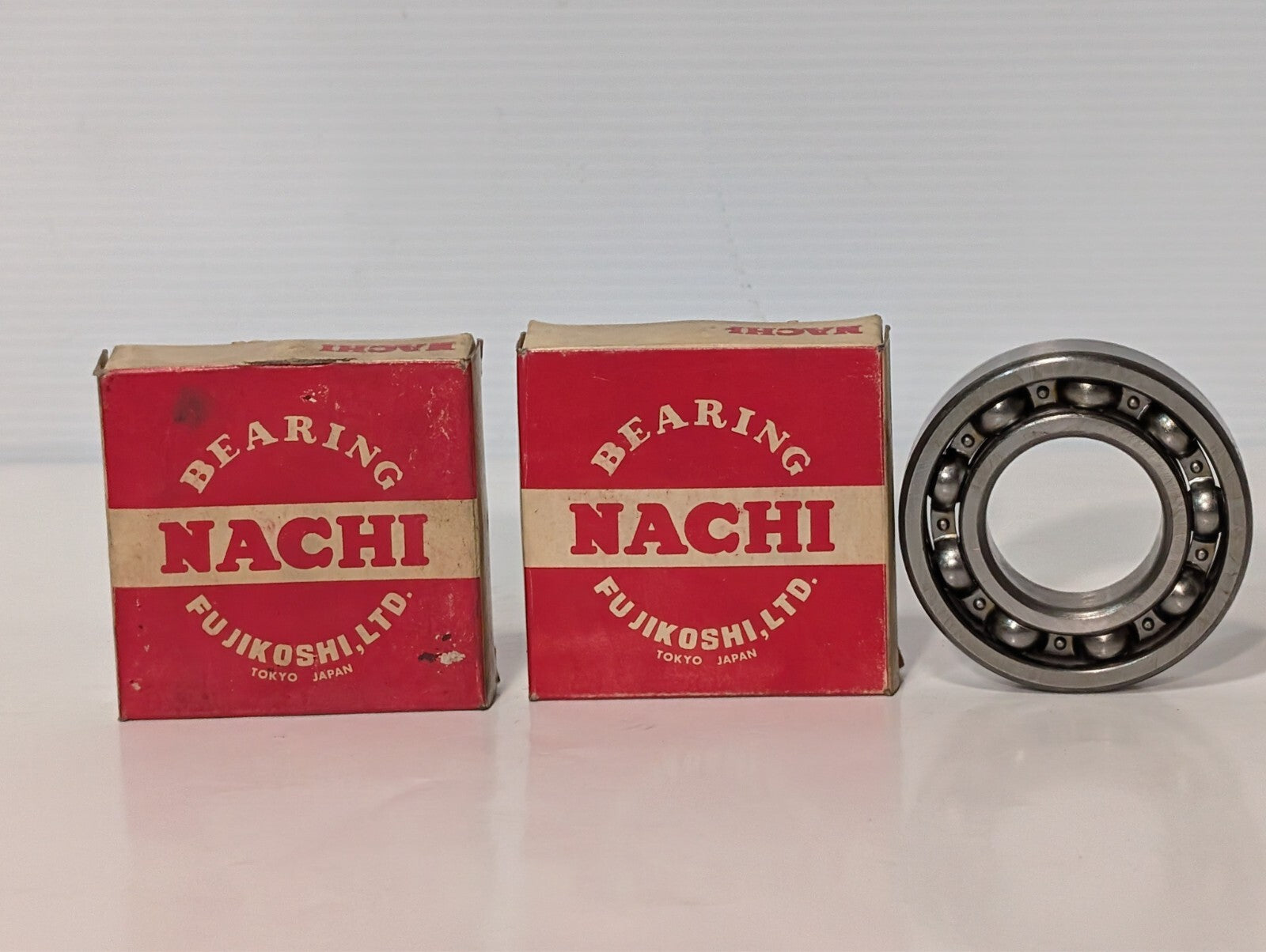 (2) Nachi 6208 X Deep Groove Radial Ball Bearings