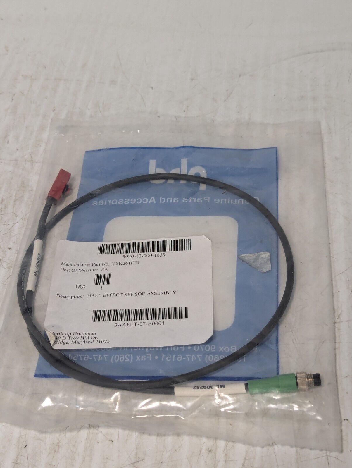 PHD 163K261H01 Hall Effect Sensor Assembly, 5930-12-000-1839 - Free Shipping