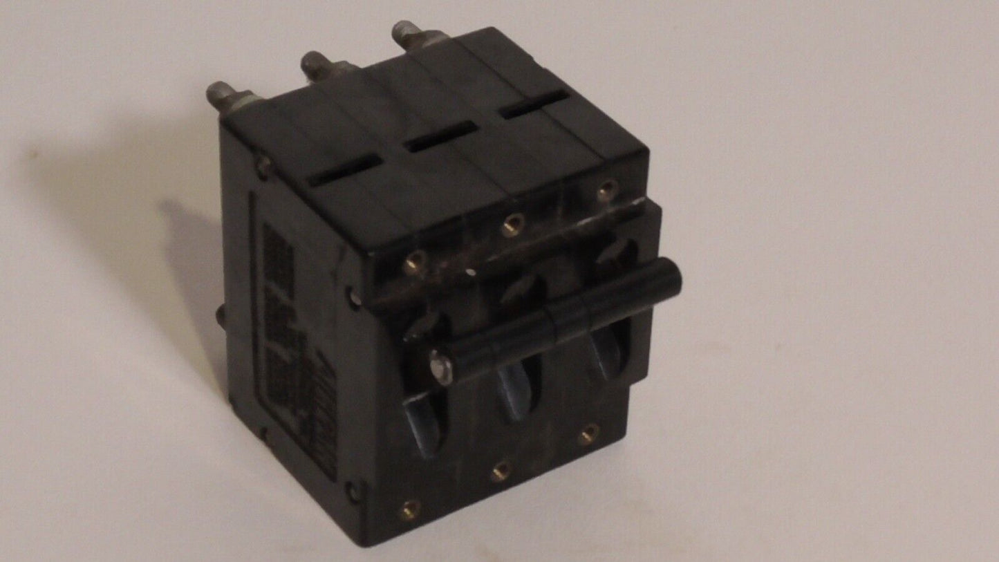 AIRPAX UPL111-1-43-402-01, 4 amp, 250VAC, 400Hz, 3 pole circuit breaker