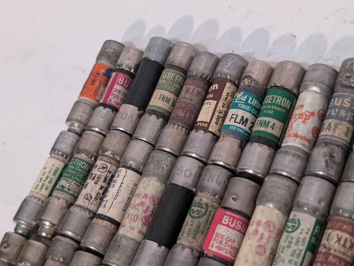 (119) Assorted Fuses, Many Brands and Amperages, Class CC and Similar Sizes