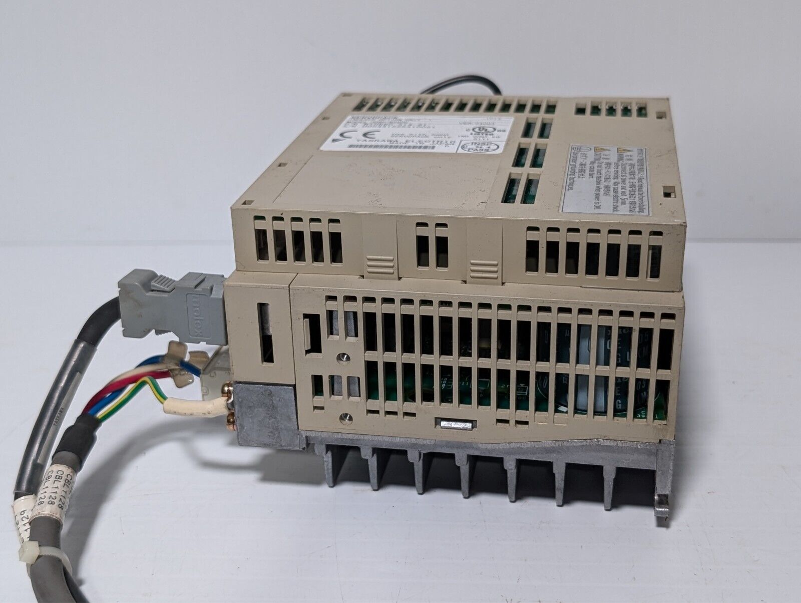 Yaskawa SGMAH-02BAF41 servo motor with SGDH-02BE servopack, CGI 023PLX0280-XX-01