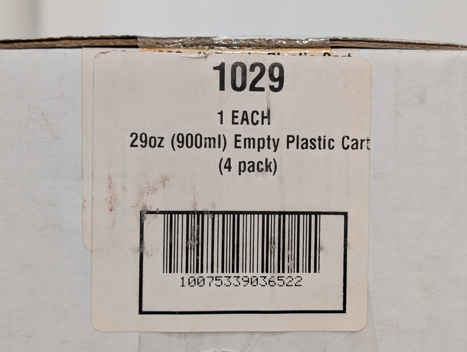 [4] Red Devil 1029 29oz (900ml) Empty Plastic Caulk Tubes, Reusable, USA