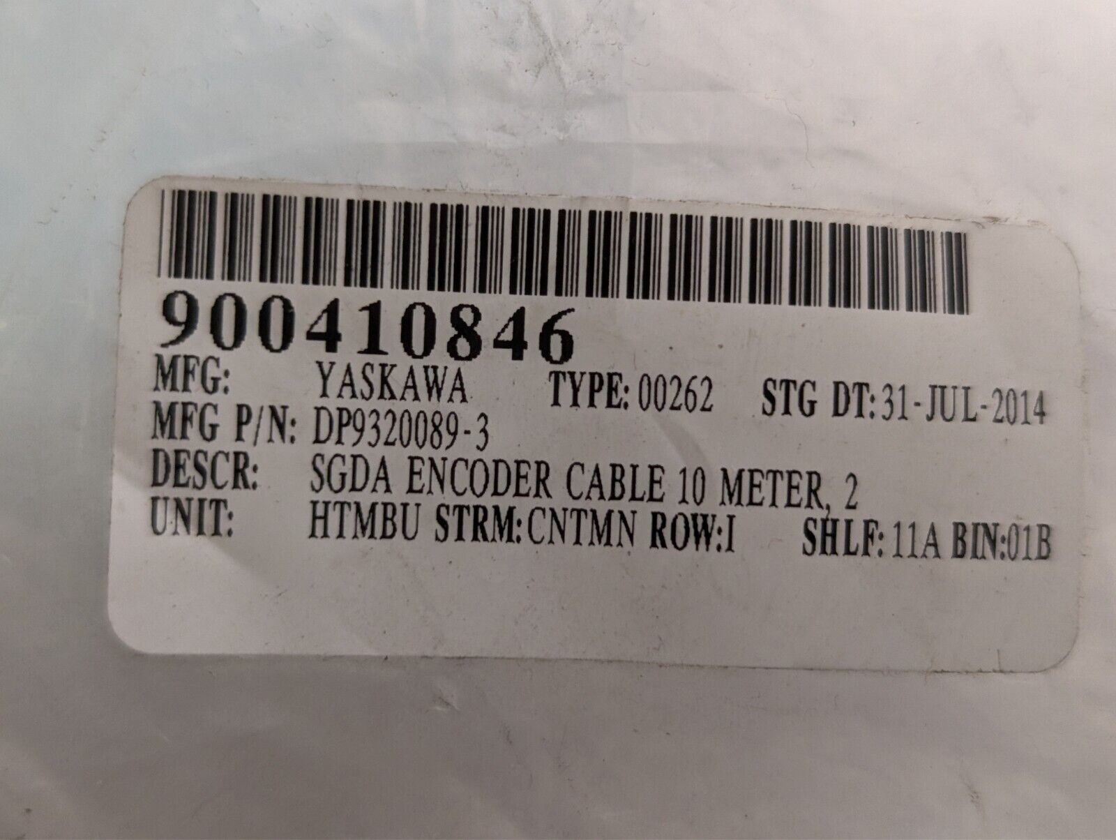 Yaskawa DP9320089-3 SGDA Encoder Cable 5M SGM SGMP Servo USA Seller - Free Ship