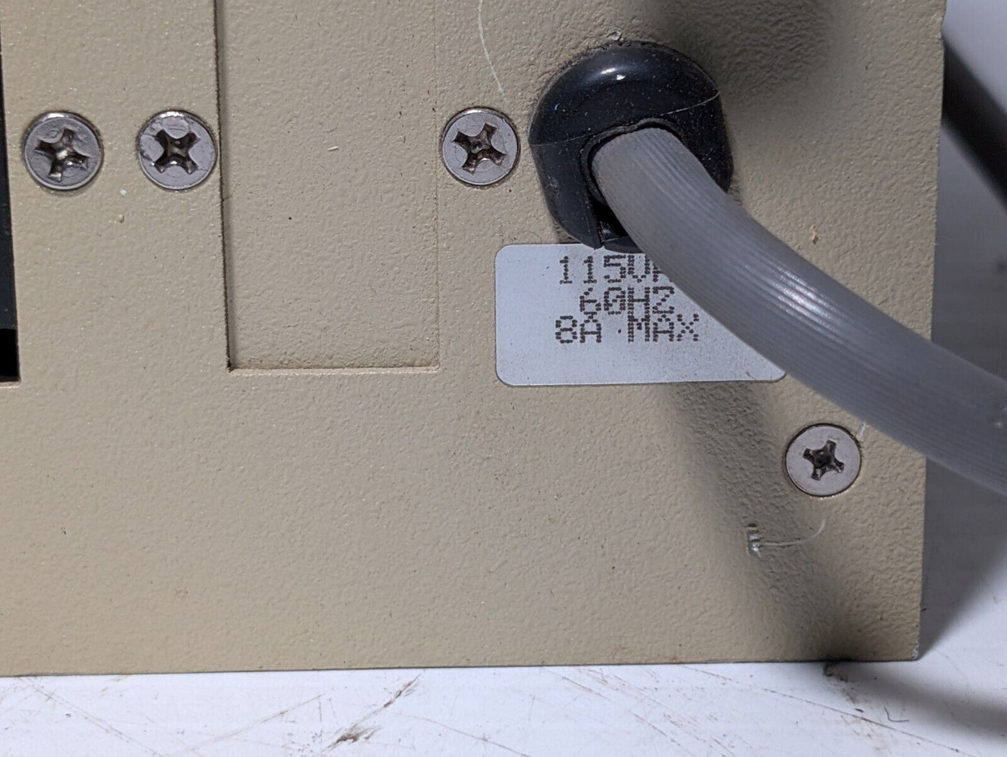 Solitec 9590988 Wafter Processing Module, 5A, 115VAC, missing two button covers