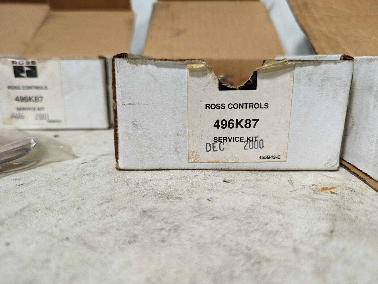 Lot of 4 partial Ross Controls 496K87 service kits as pictured
