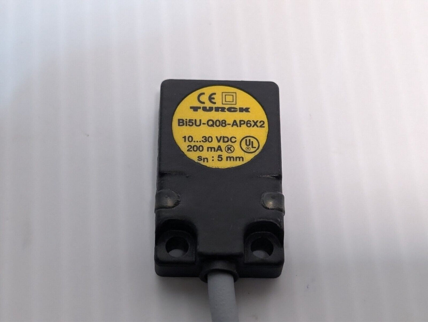 Turck BI 5U-Q08-AP6X2-0.2M-RS 4T Proximity Sensor 20-30VDC 200 mA - Free Ship