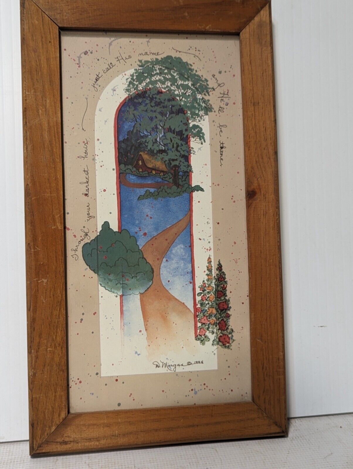 Through your Darkest hour D Morgan  painting 16x9x1