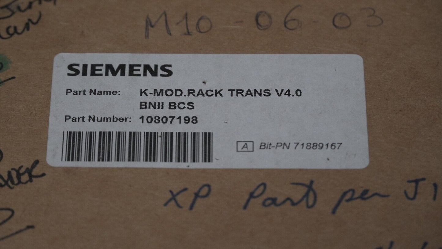 K-Modul 718.80672, Siemens 1807198 K-Mod.Rack Trans V4.0 BNII BCS