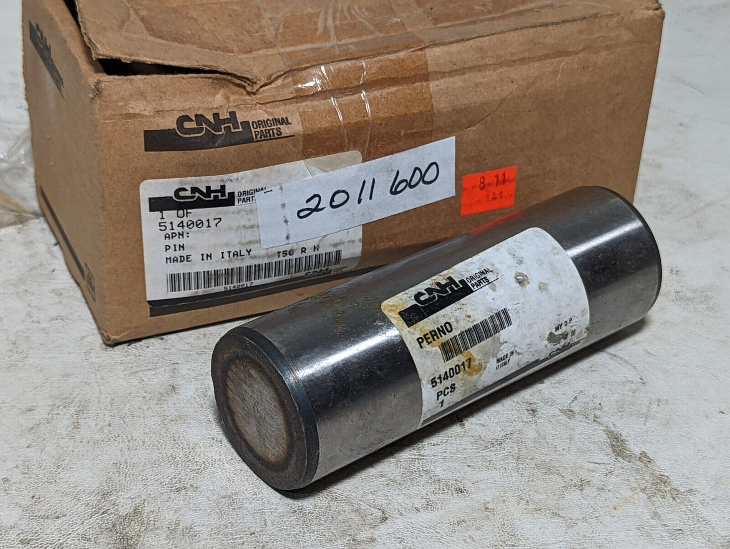 CNH 5140017 perno, pin 52.65mm OD x 153.00mm