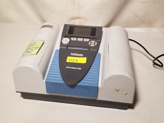Thermo Scientific Spectronic 200, powers on, but various errors