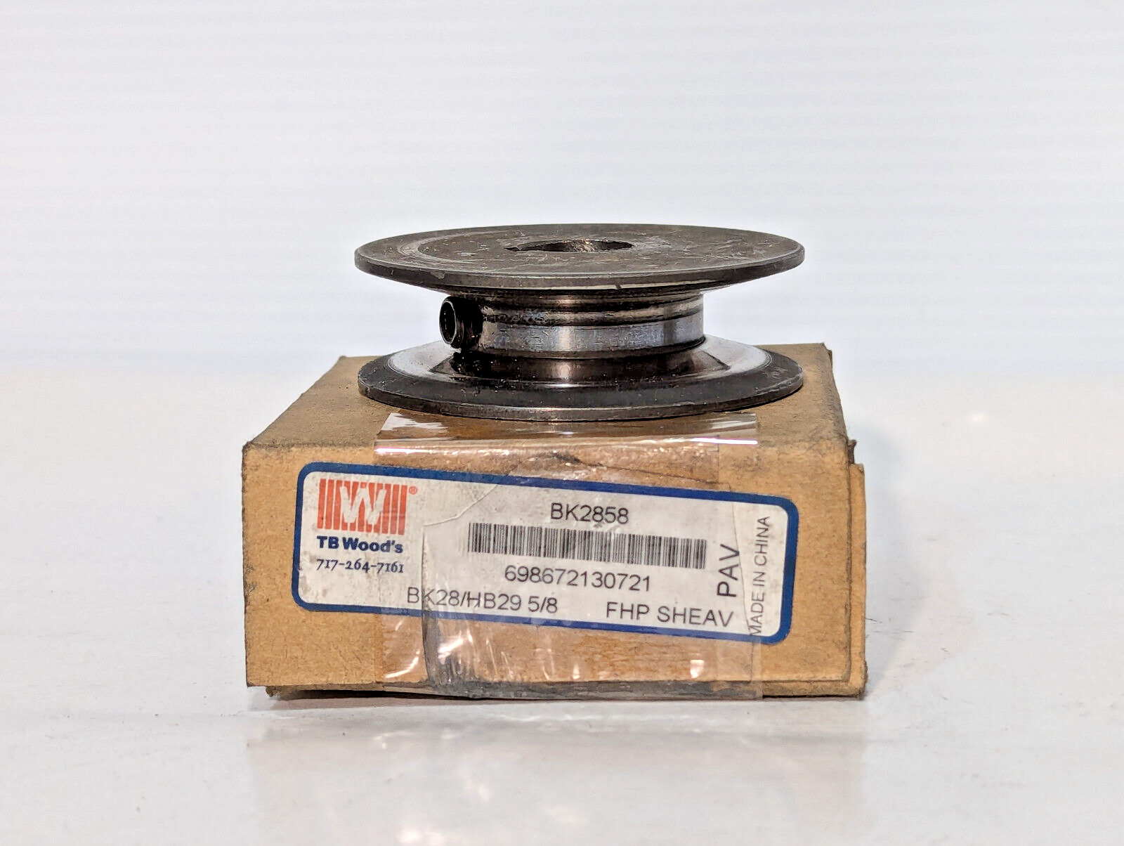 TB Wood's BK2858 FHP Pully Sheave 5/8" Bore, BK28/HB29