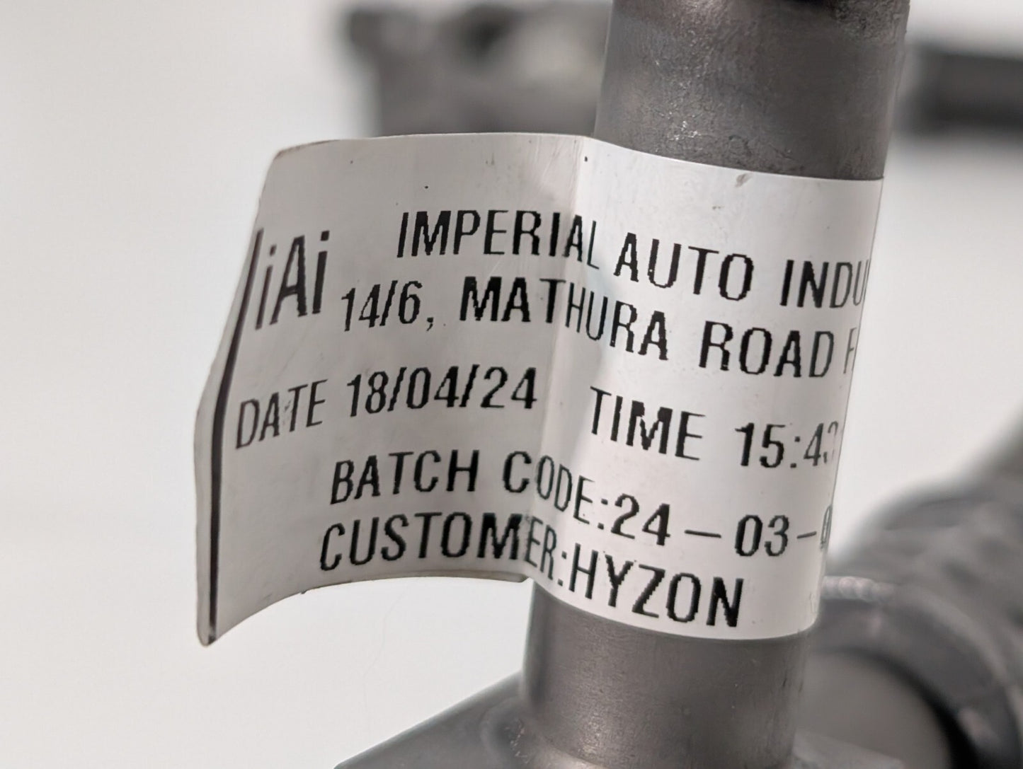 (2) Imperial Auto Fuel Line Oil Hose made for Hyzon Hydrogen Vehicle HV