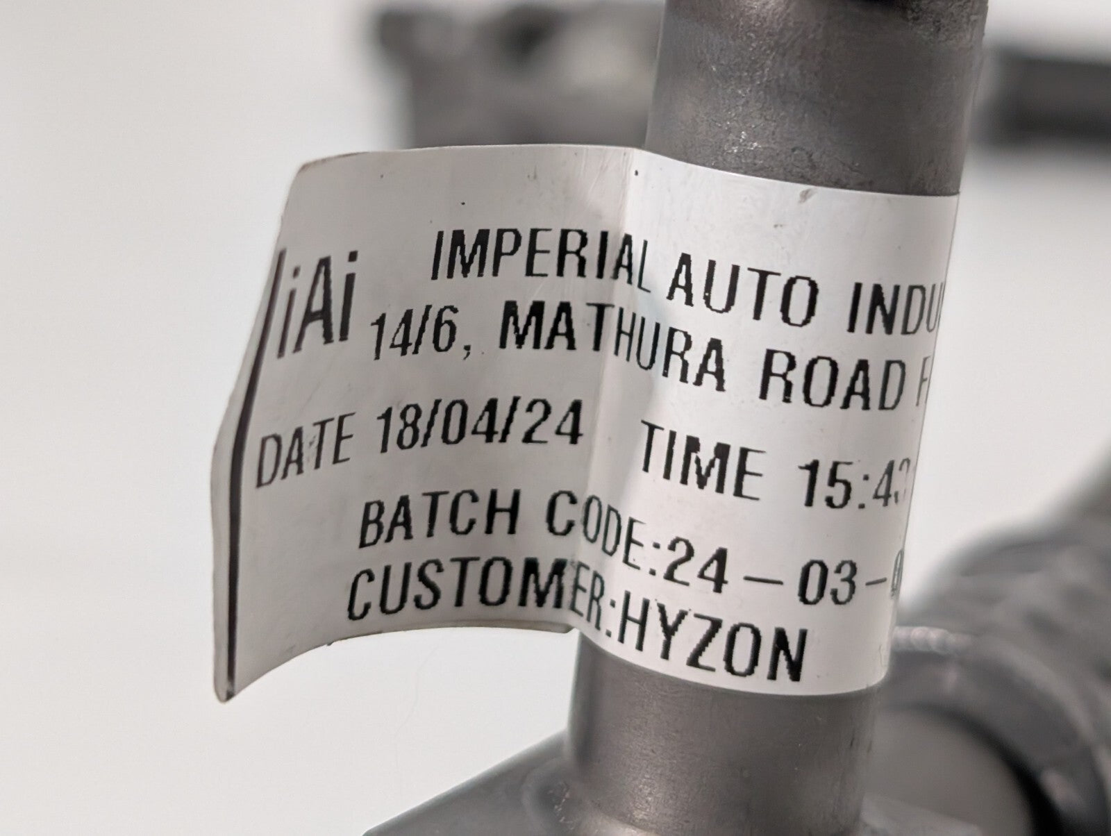 (2) Imperial Auto Fuel Line Oil Hose made for Hyzon Hydrogen Vehicle HV