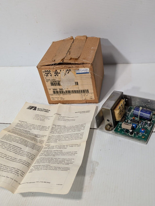 Acme/Standard Power SPS 30-24/28 Power Supply 24/28VDC@1.2/0.8A - Free Shipping