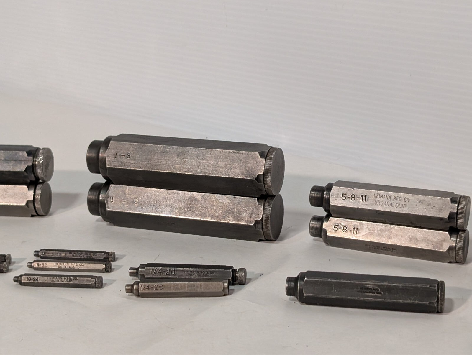 (25) Heimann Transfer Screw Incl. 3/8-16, 1-2-13, 5-8-11, etc. See photos+desc.