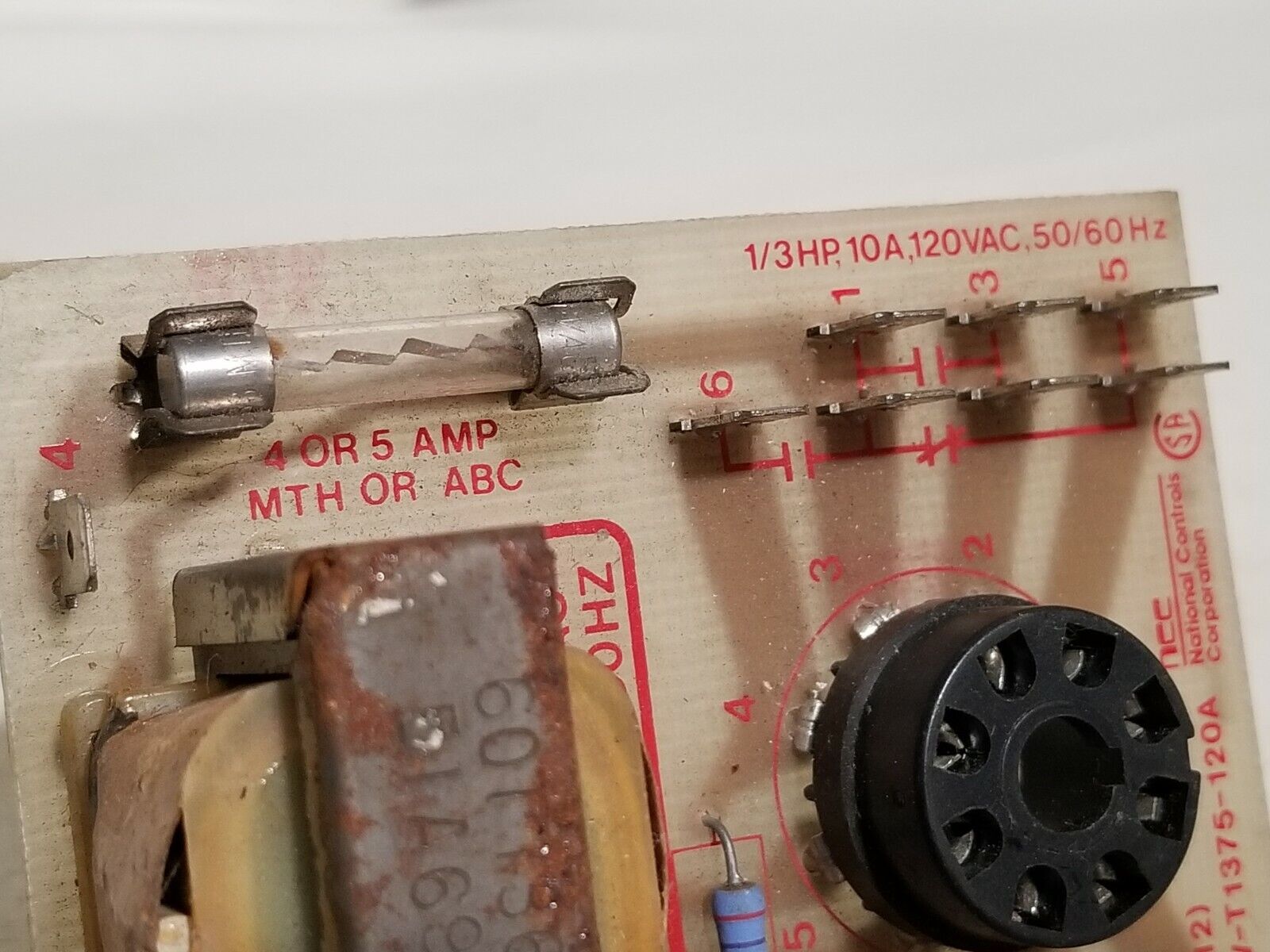 Manitowoc MEW25-1039-3 TMW-T1375-120A Circuit Board w/o relay