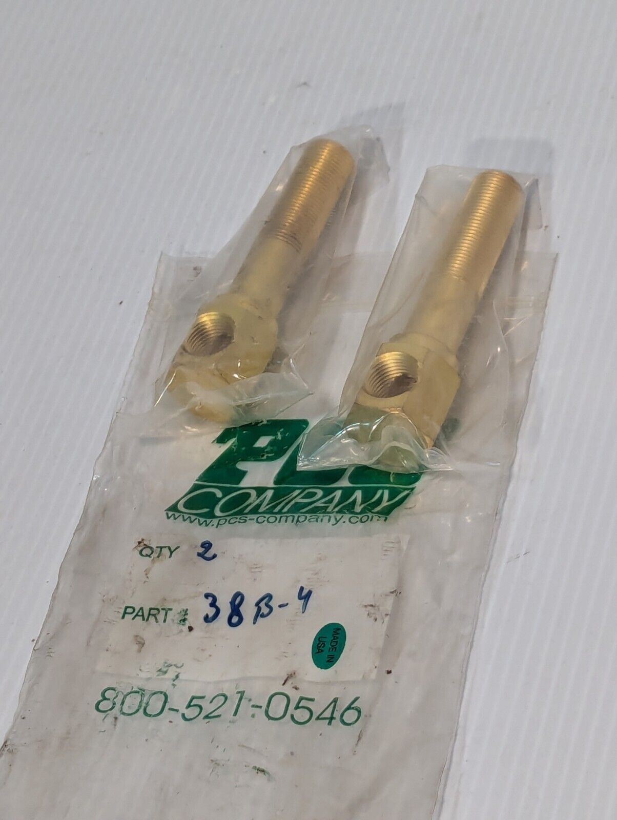 Lot of 4 PCS Company 38B-4 Brass Extension Elbows - Free Shipping