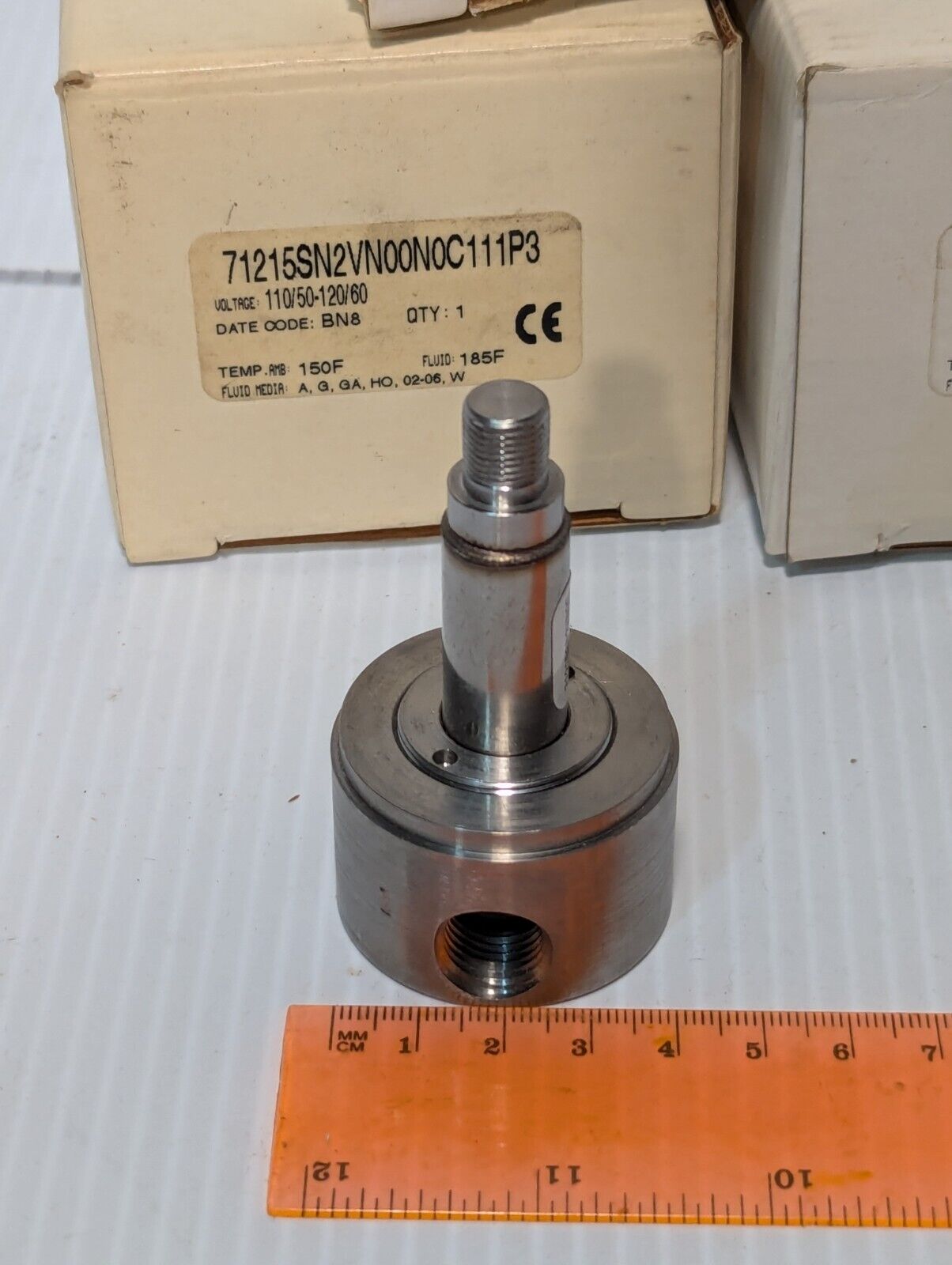 Parker Hannifin 71215SN2VN00N0C111P3 valve, 110/120VAC, 150/185 deg F -Free Ship