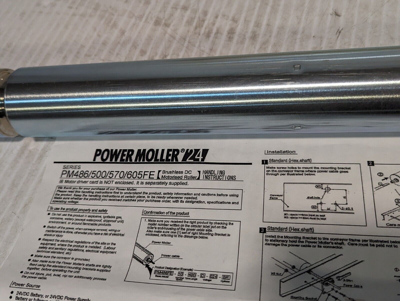 Power Moller 24 PM486FE-45-493-D-024-C150-P2 PM486/500/570/605FE - Free Shipping