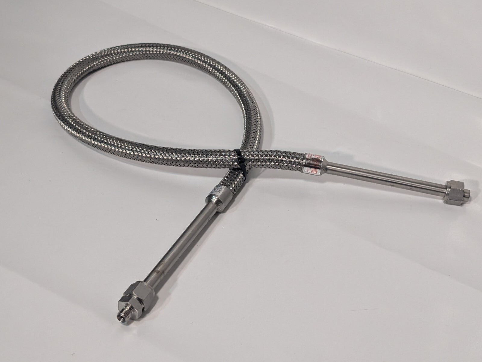 1200mm 316L Stainless Steel Flexible Braided Metal Hose 2.5MPa DN12