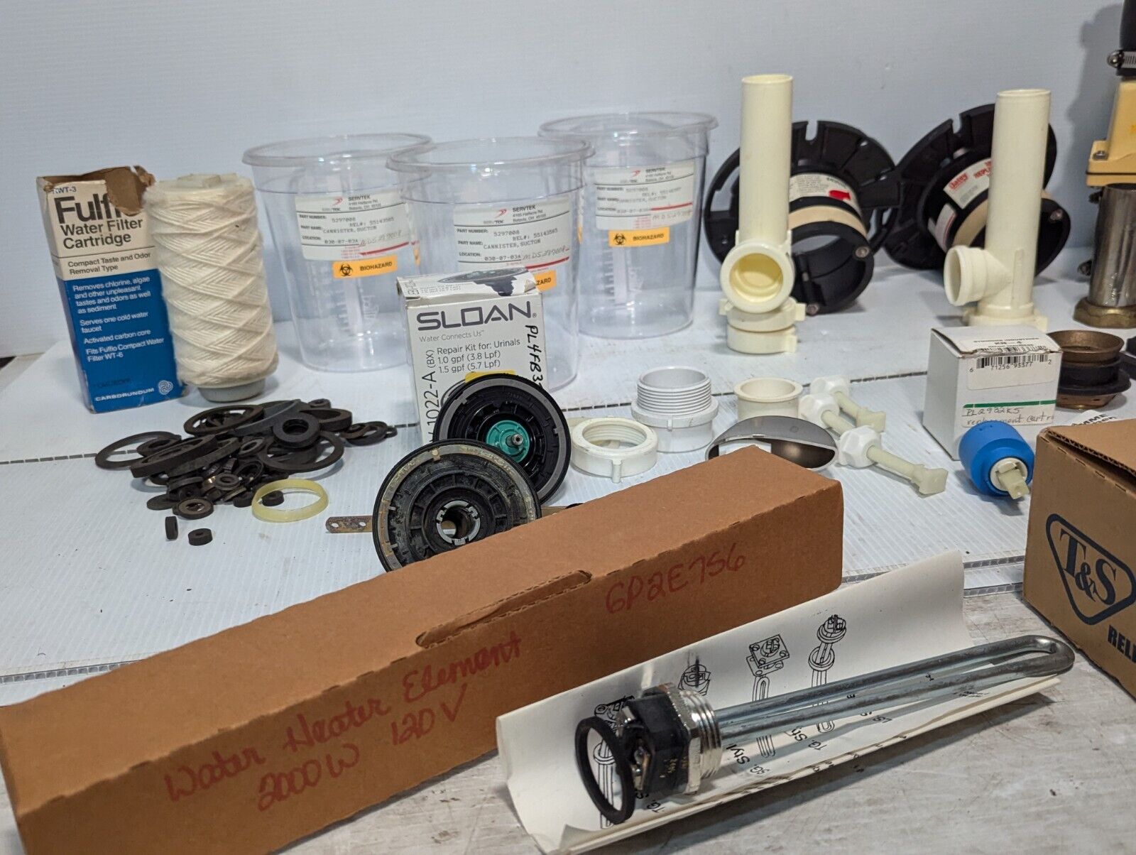 Large Assortment of Plumbing Equipment, Excellent Value - Free Shipping