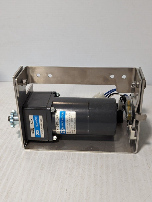 ZD 3RK15GN-CMP Brake Motor, 15W, 1Ph, 450V, 1250RPM Incl. Acces. - Free Shipping