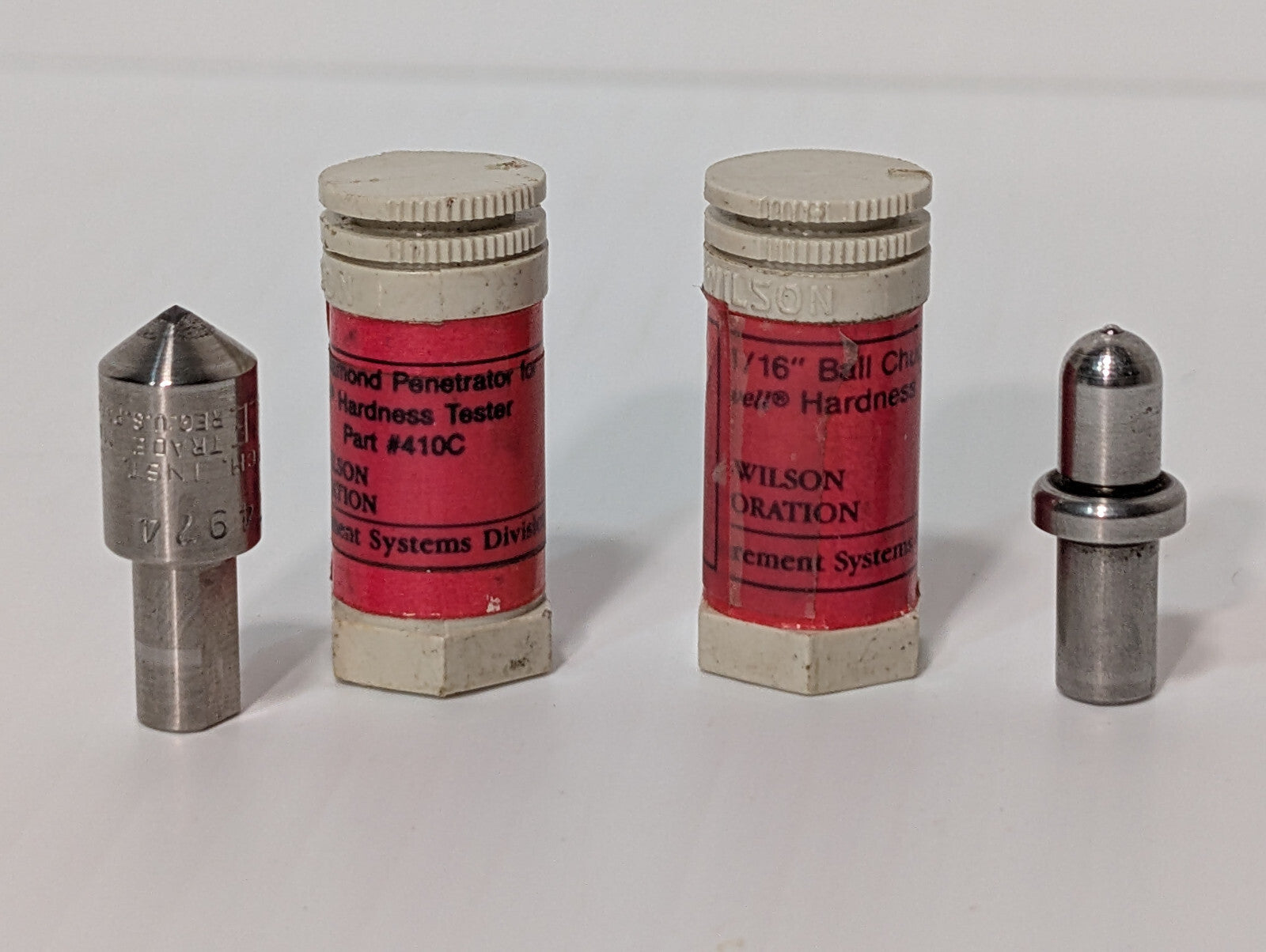 Wilson Brale Diamond Penetrator & 1/16" Ball Chuck for Rockwell Hardness Tester