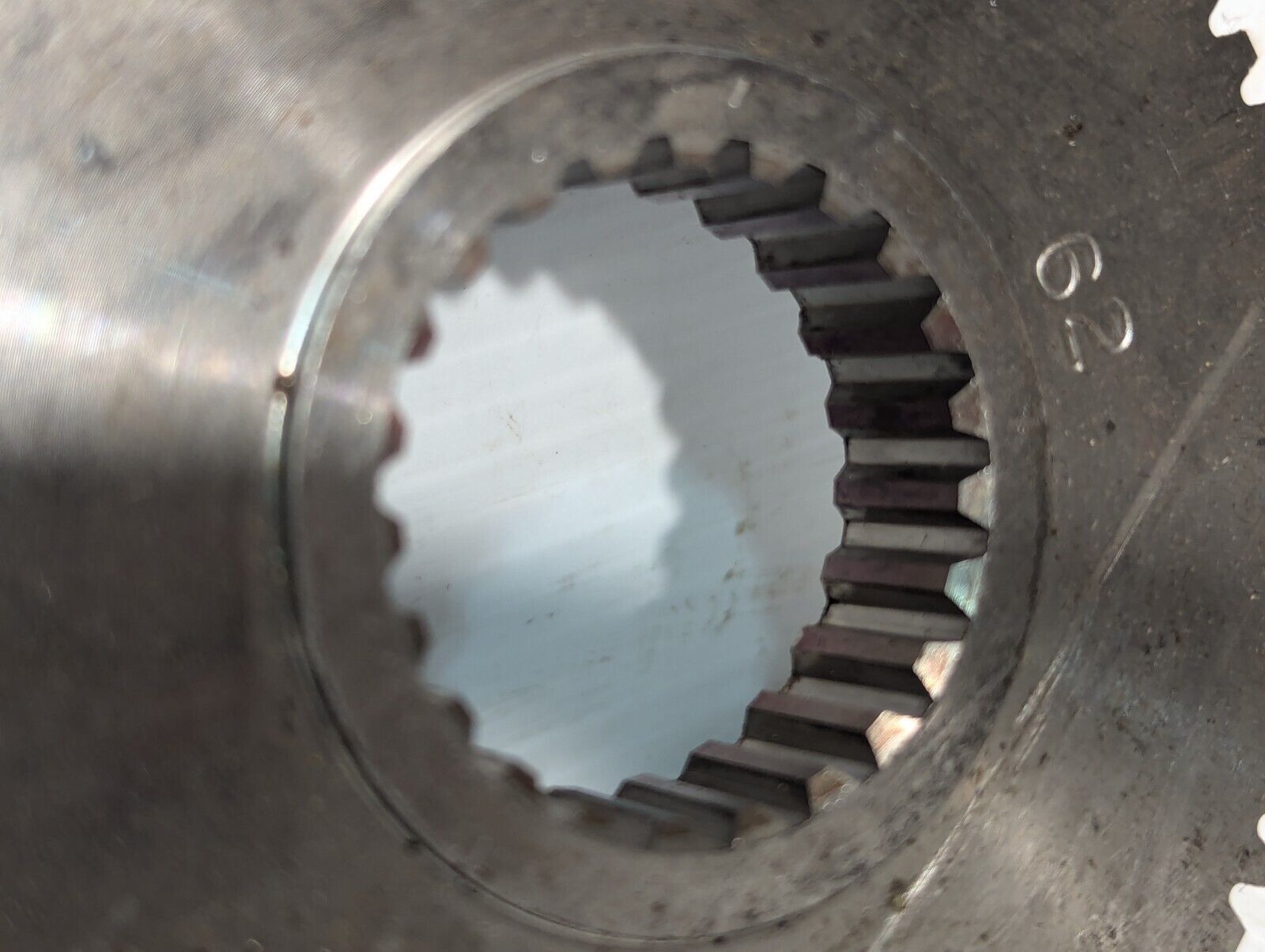 Unbranded 62 Outer 23 Inner Tooth 0.37 Ratio Gear 4" OD 1 3/8" ID Free Shipping