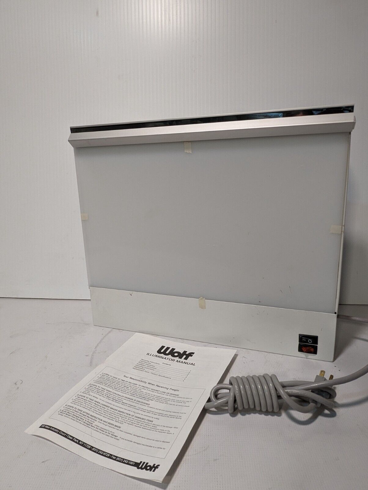 Wolf X-ray 28001 illuminator, Vu-Plus Mammography Viewer