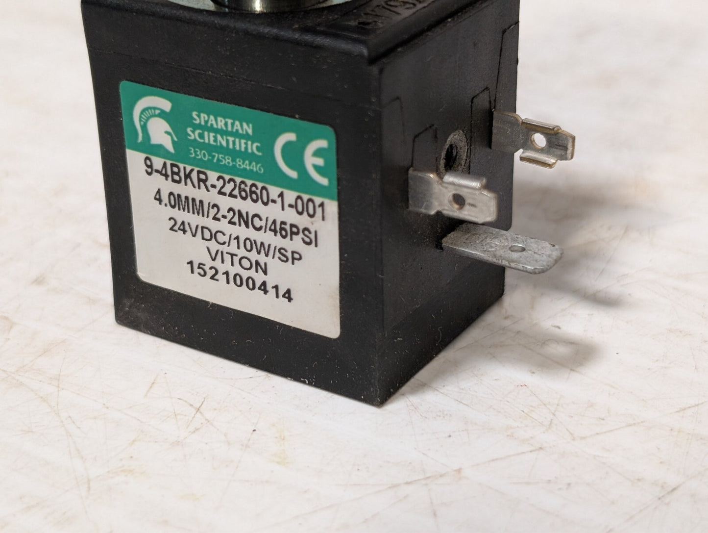 Spartan Scientific 9-4Bkr-22660-1-001 Solenoid Valve 24Vdc