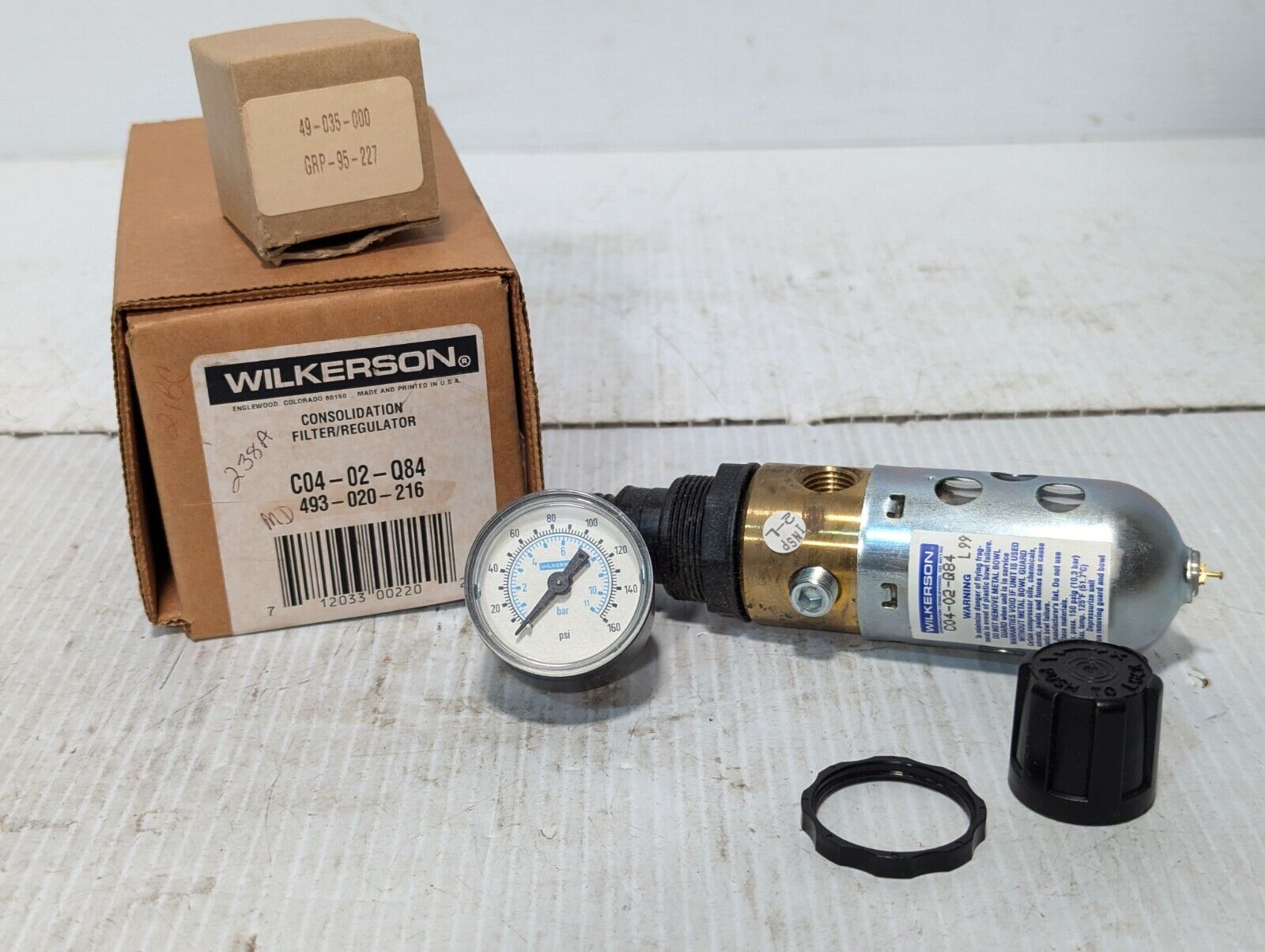 Wilkerson C04-02-Q84 Consolidation Filter/Regulator - Free Shipping