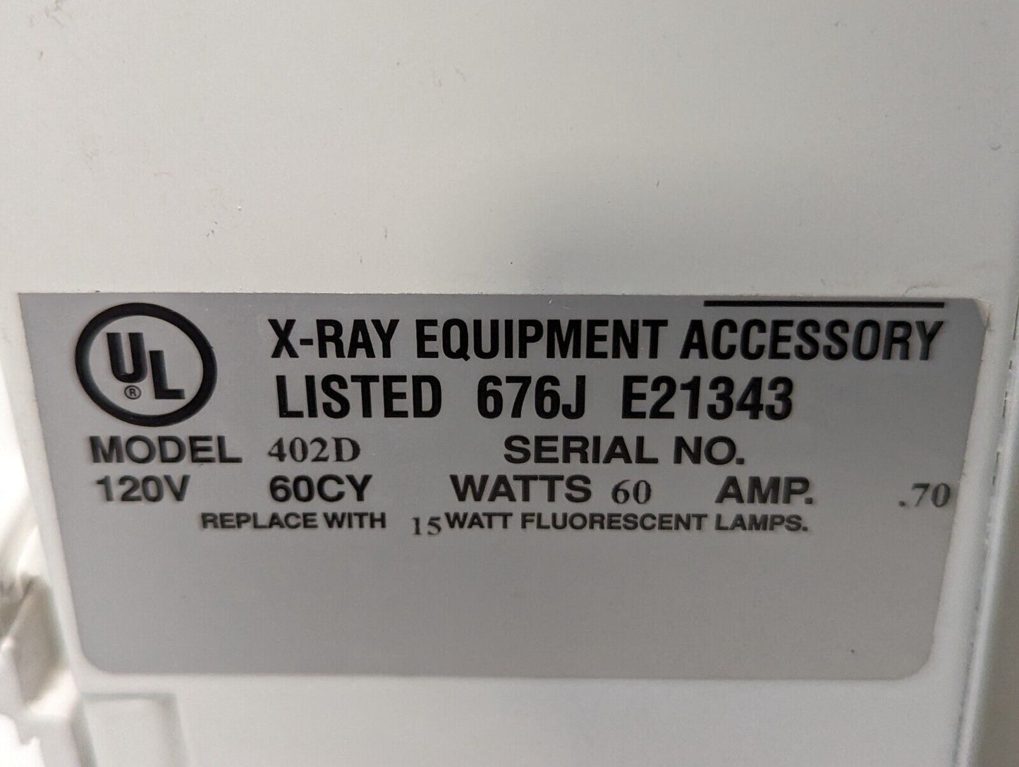 Techno-Aide TA X-Ray Illuminator 402D, 19x12 Inch Viewing Area - Free Shipping