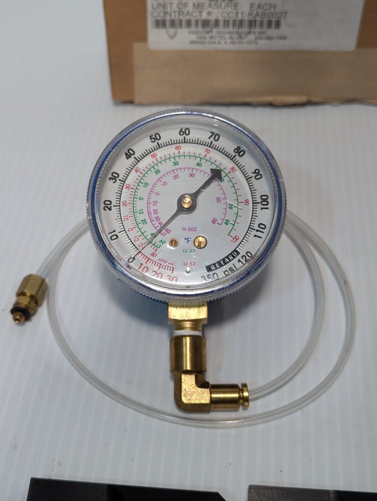 VideoJet 370135 Vacuum Pressure Gage Kit as pictured - Free Shipping