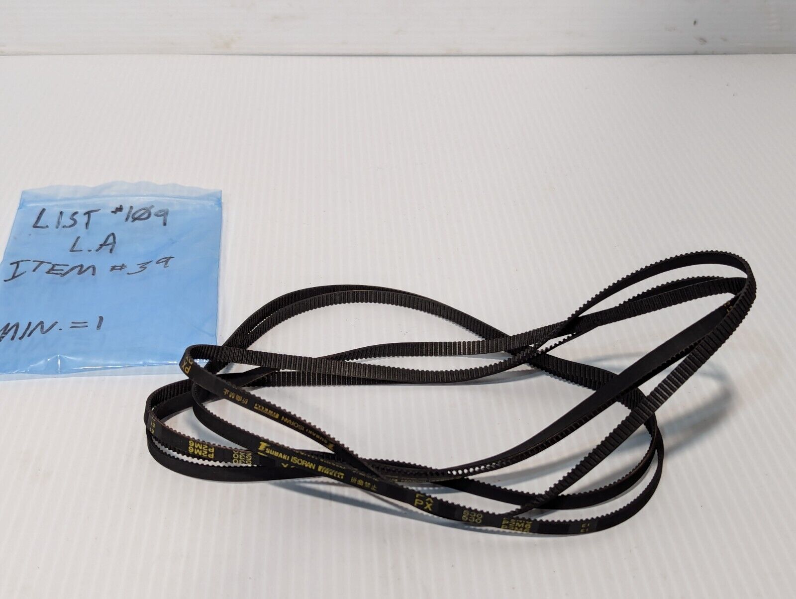 Tsubaki Isoran Pirelli PX 530 P2M6 Power Transmission Belt, L:530mm W:6mm