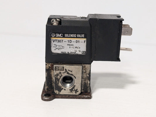 SMC VT307-1D-01-F Solenoid 3 Port Valve Coil 100VAC 26VDC