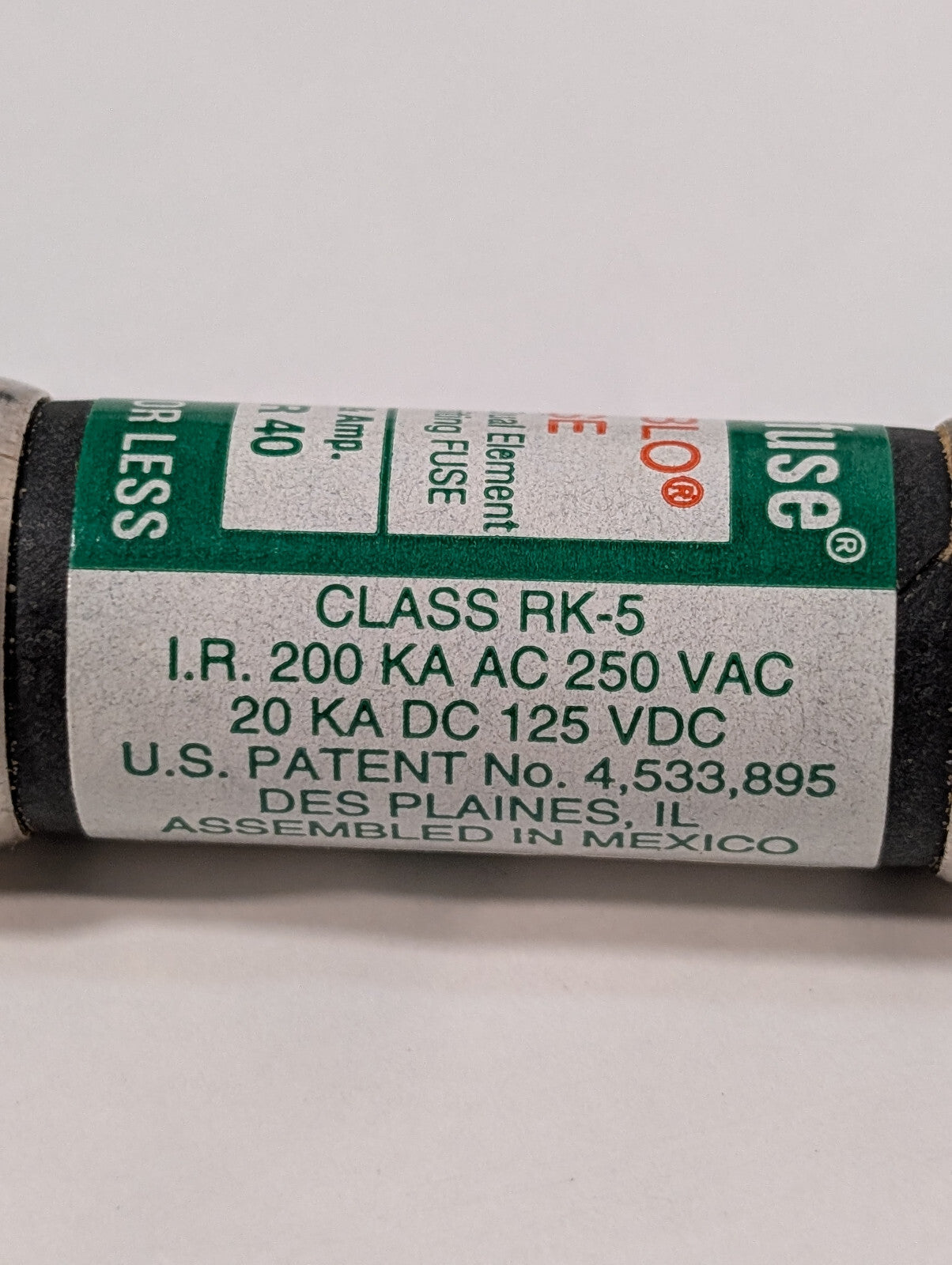 10 Count Box: Littelfuse FLNR 40, Slo-Blo Fuses, 250VAC, Class RK-5