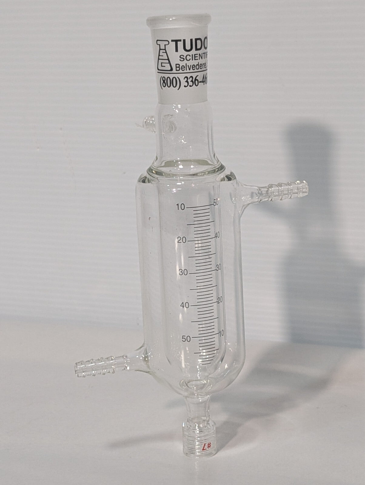 Tudor Scientific #7 Graham Condenser Reaction Vessel 5-Neck