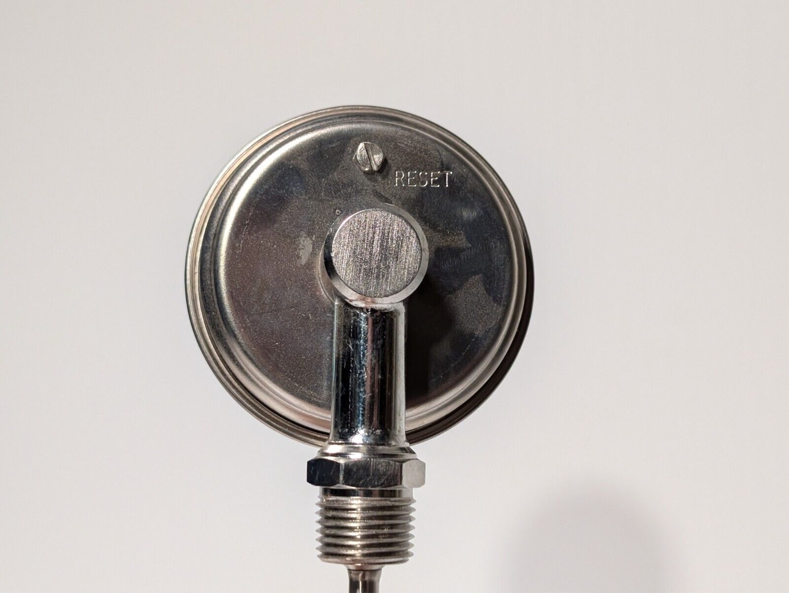 Trend CR3107C bimetal thermometer, 0-200 deg C, 2 deg subd., 3" face, 9" probe