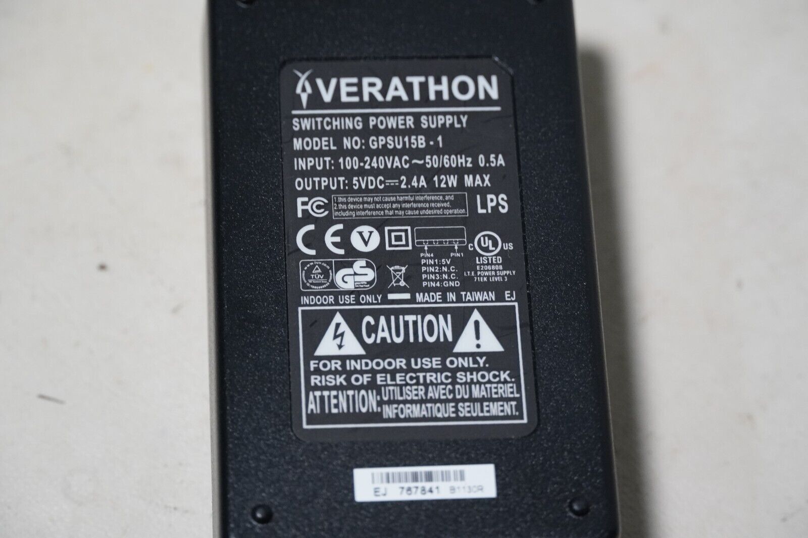 Verathon 0570-0155 BladderScan Charging Cradle with GPSU15B AC Adapter