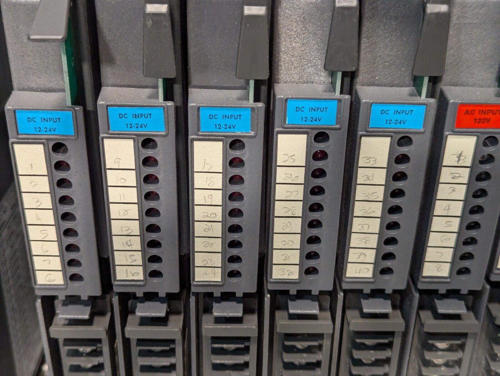 AB Bulletin 1771AD 16 Slot I/O Chassis w/Modules and PLC-2/15 Controller