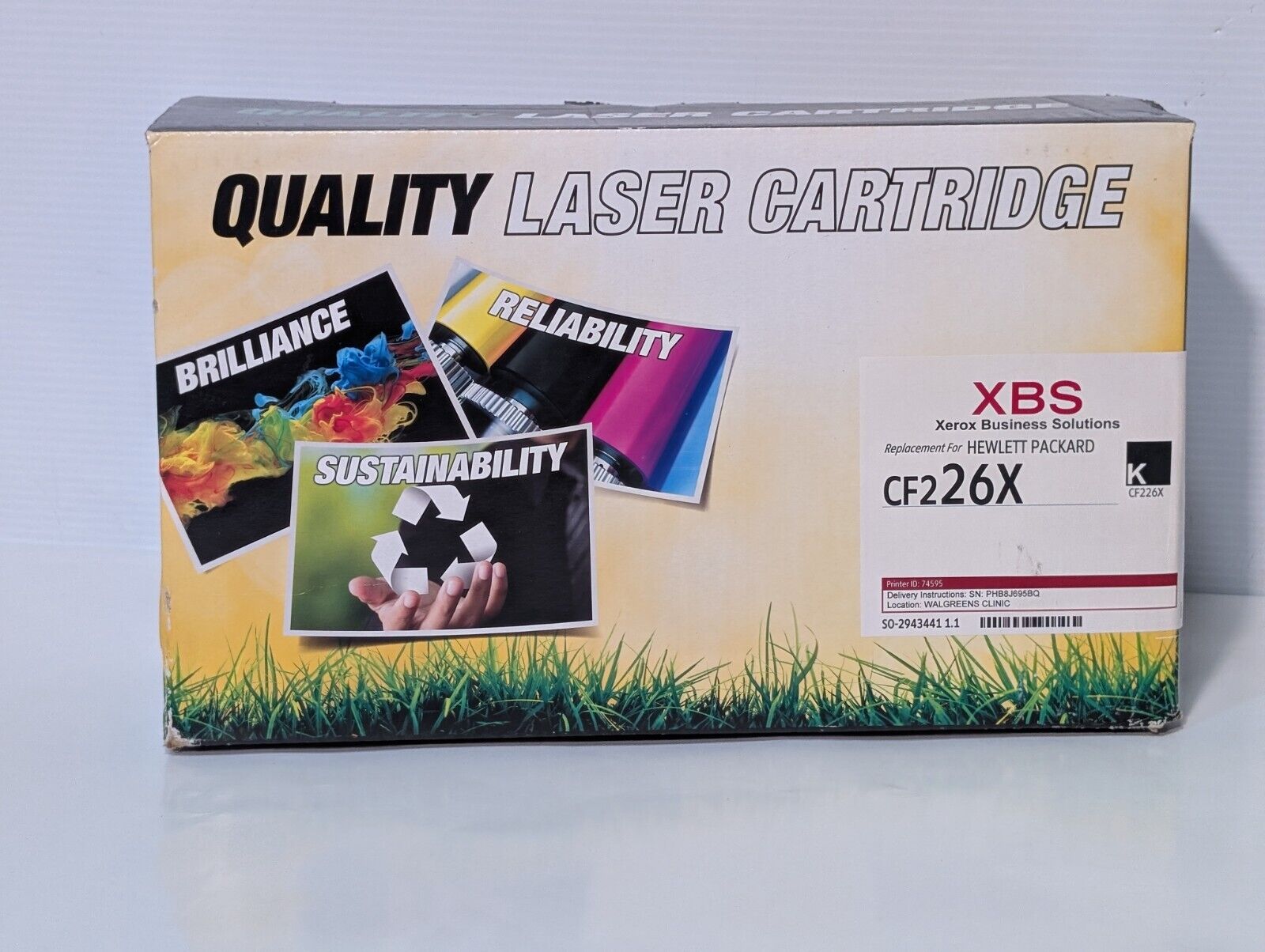 Xerox CF226X Black High-Yield Toner Cartridge, For HP LaserJet Printers