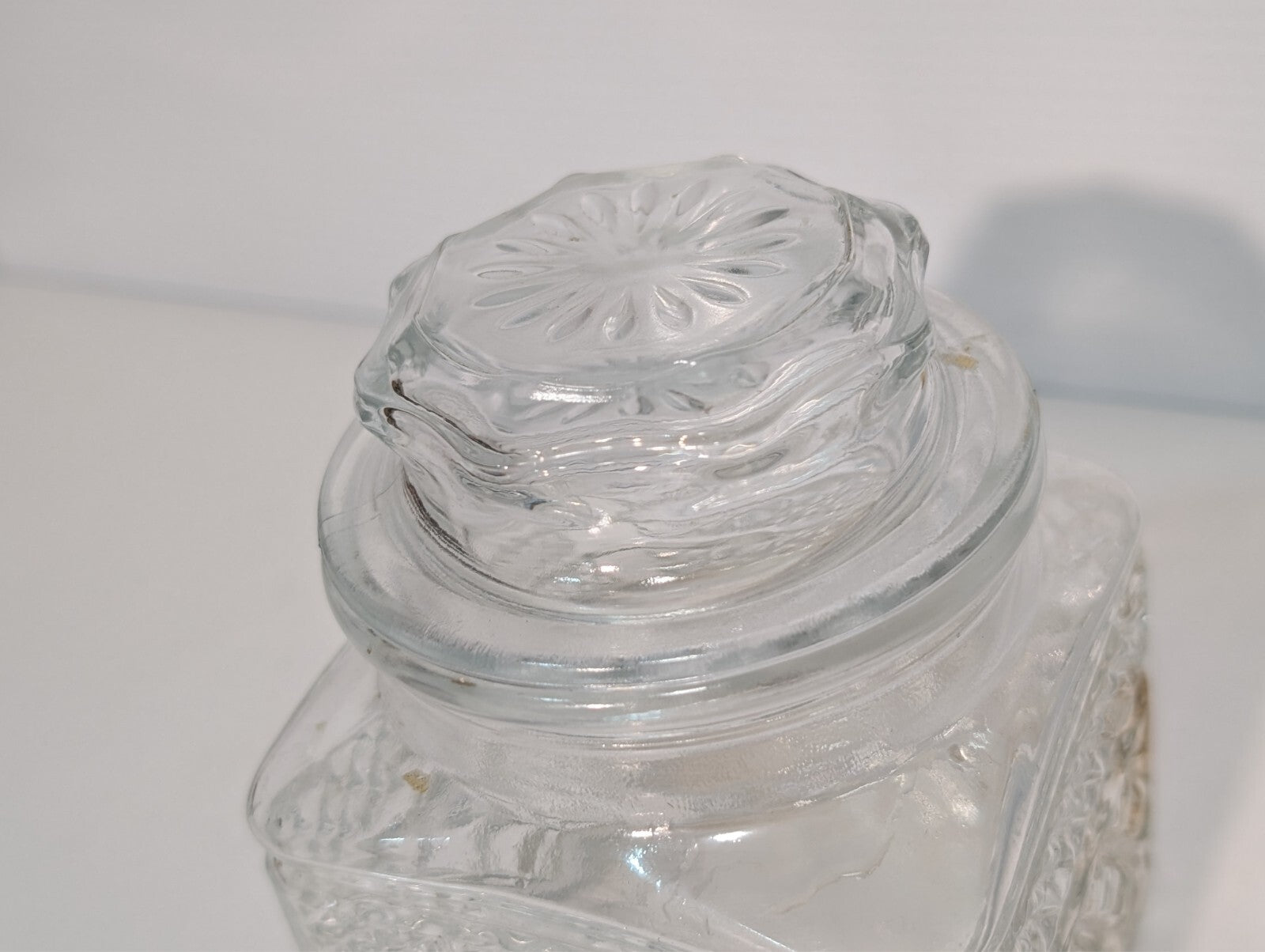 (2) Vintage Koeze Glass and KIG Canister Jars, Kitchen Storage as pictured