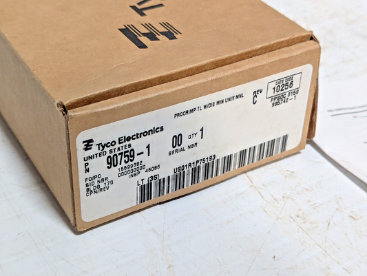 Tyco Electronics 90759-1 Pro Crimper Hand Tool, Die Assembly, Instruction Manual